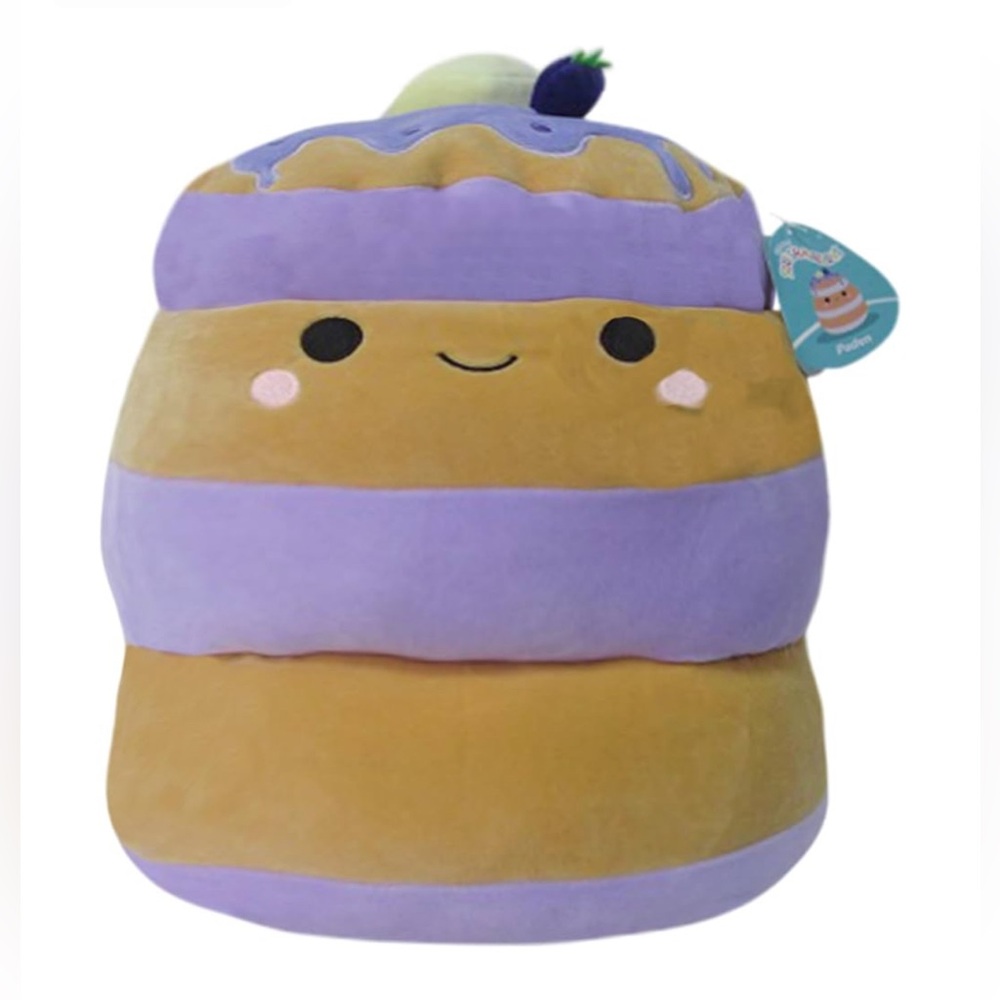 Squishmallows Paden Blueberry Pancakes Ultrasoft Plush